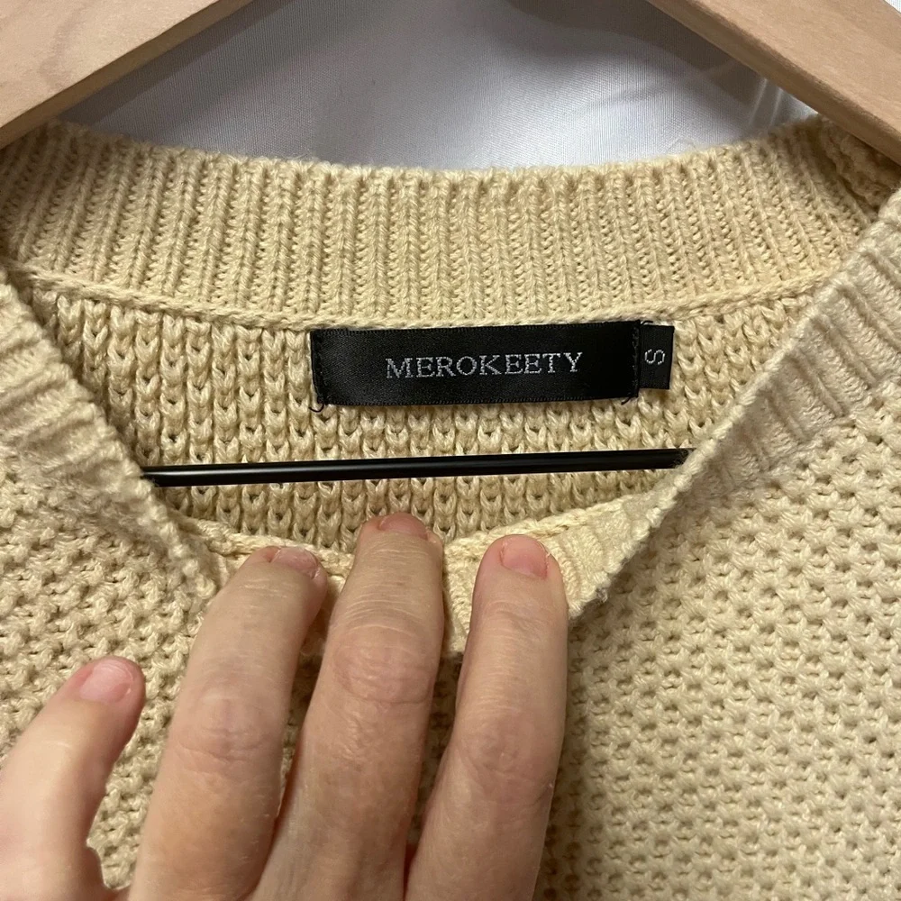 Merokeety Colorblock Knit Sweater - Picture 5 of 9